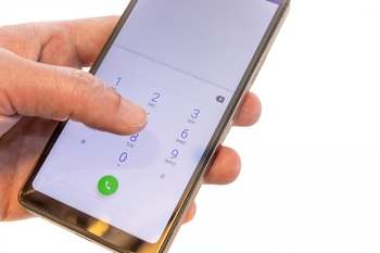 スマホの電話画面